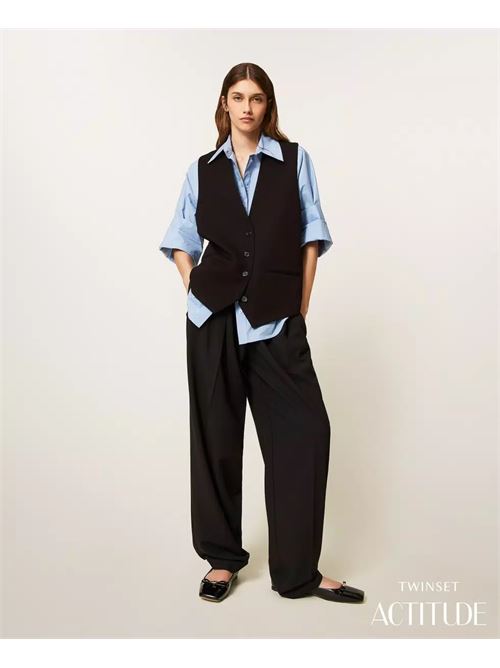 pantalone pieghe TWINSET | 252AP229400006