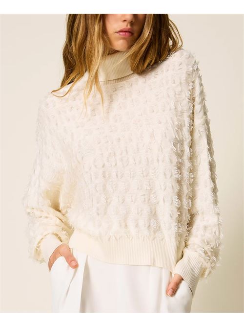 maglia con frange TWINSET | 252AP320000282