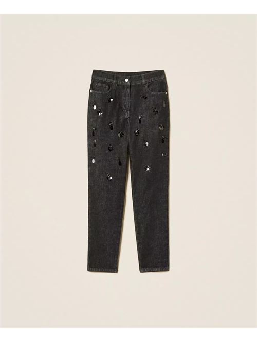 jeans con pietre TWINSET | 262AP208001103