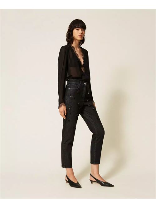 jeans con pietre TWINSET | 262AP208001103