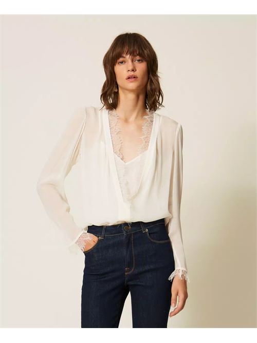 blusa pizzo TWINSET | 262AP228200282