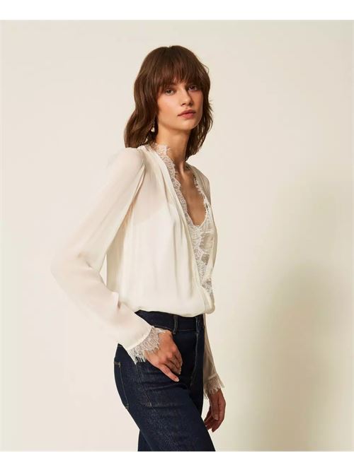 blusa pizzo TWINSET | 262AP228200282