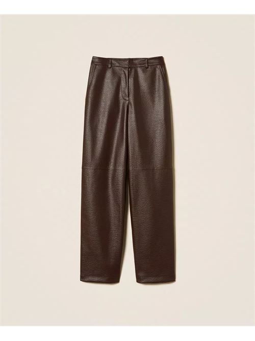 pantalone ecopelle TWINSET | 262AP229213655