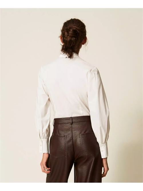 camicia con volant TWINSET | 262AP241000526