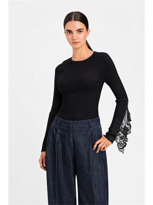 maglia con pizzo TWINSET | 262AP310200006