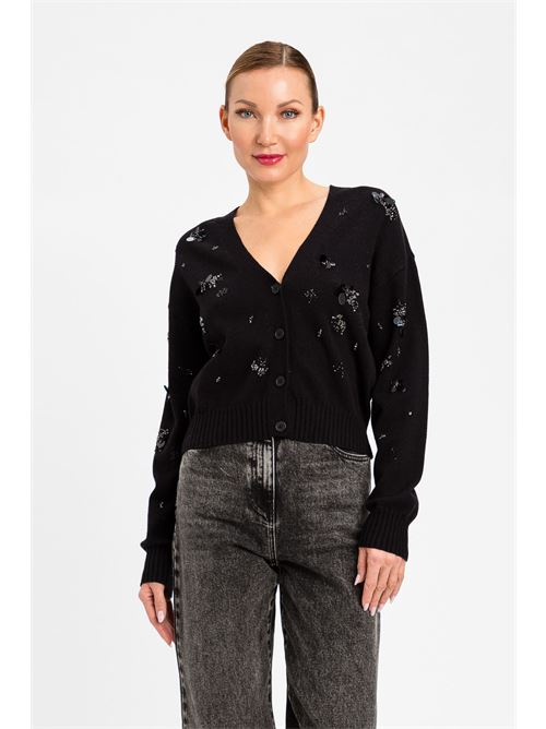 cardigan con ricami TWINSET | 262AP318000006