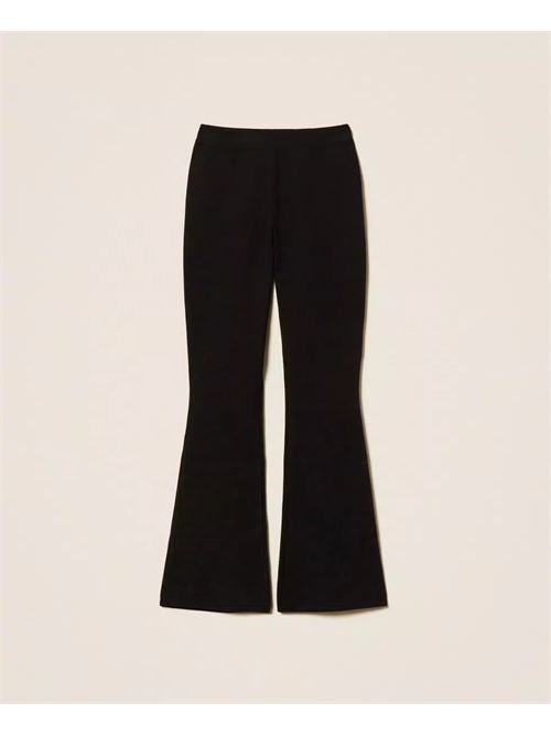 pantaloni flare maglia TWINSET | 262AP325300006