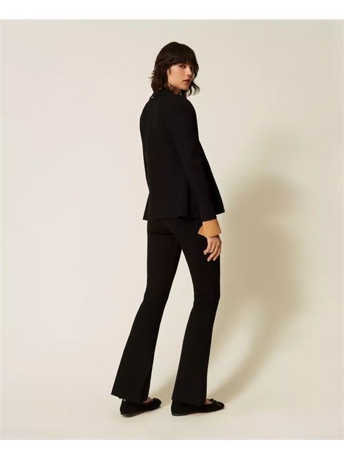 pantaloni flare maglia TWINSET | 262AP325300006