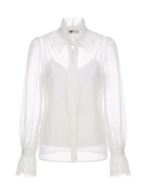 blusa colletto pizzo TWINSET | 262AT223200282