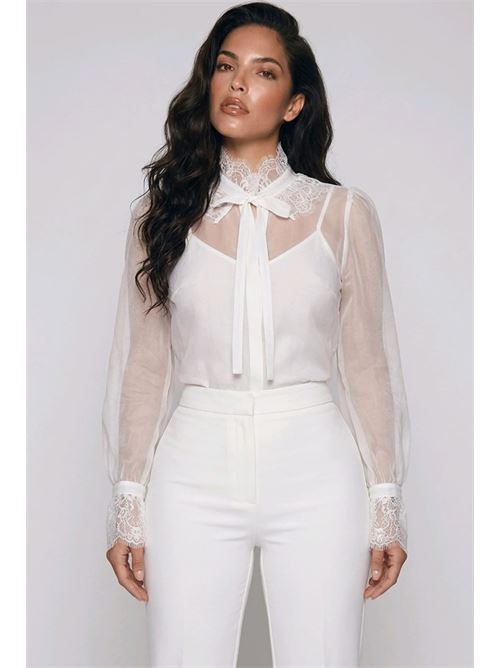blusa colletto pizzo TWINSET | 262AT223200282