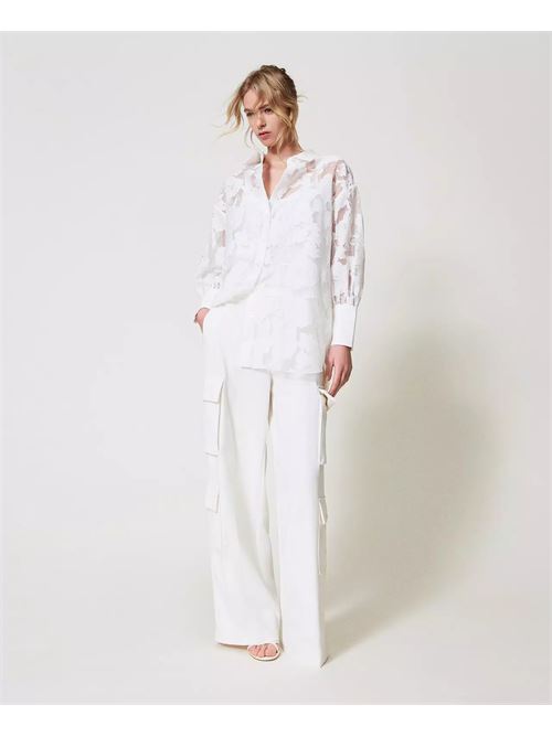 camicia organza TWINSET | 251AP241100840