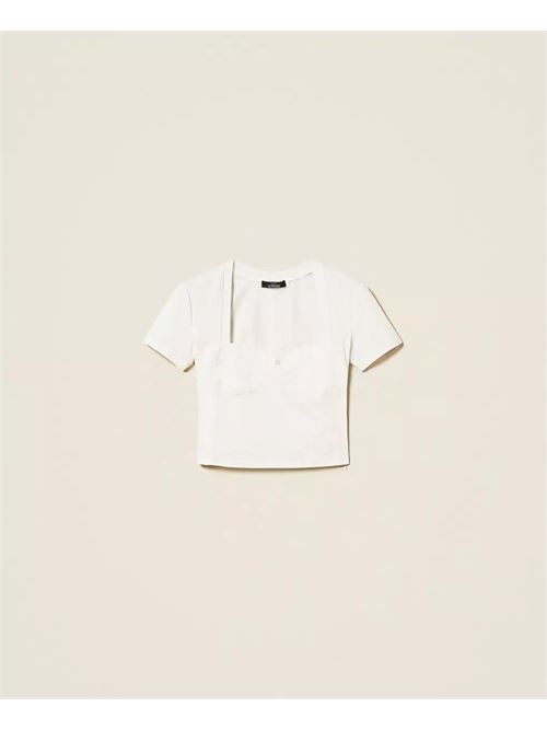 t-shirt bustier TWINSET | 261AP216600526