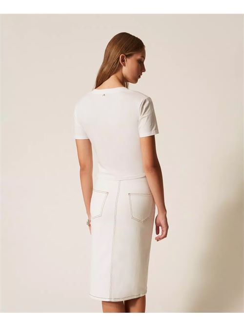 t-shirt bustier TWINSET | 261AP216600526