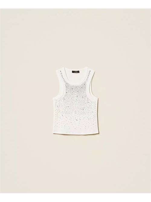 canotta strass TWINSET | 261AP220100526