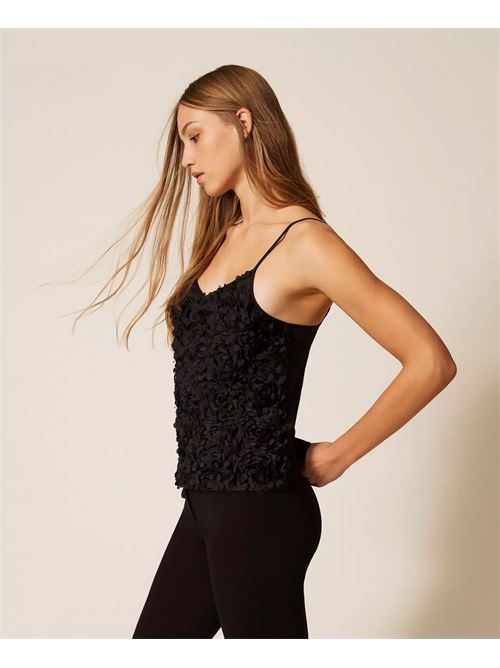 top tulle floreale TWINSET | 261AP223500006