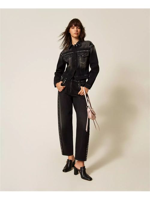 jeans barrel borchie TWINSET | 261AP226212908