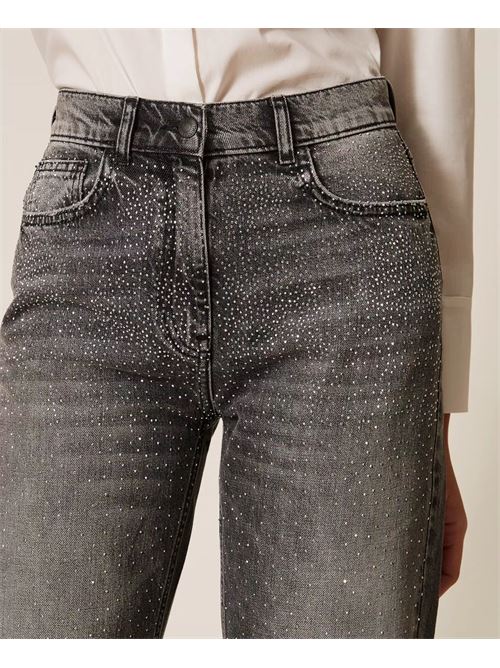 jeans strass TWINSET | 261AP247007284