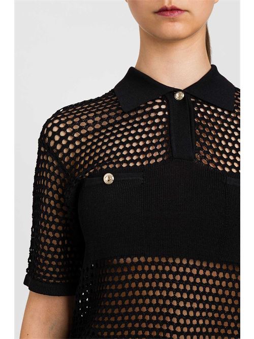 maglia polo punto rete TWINSET | 261AP303300006